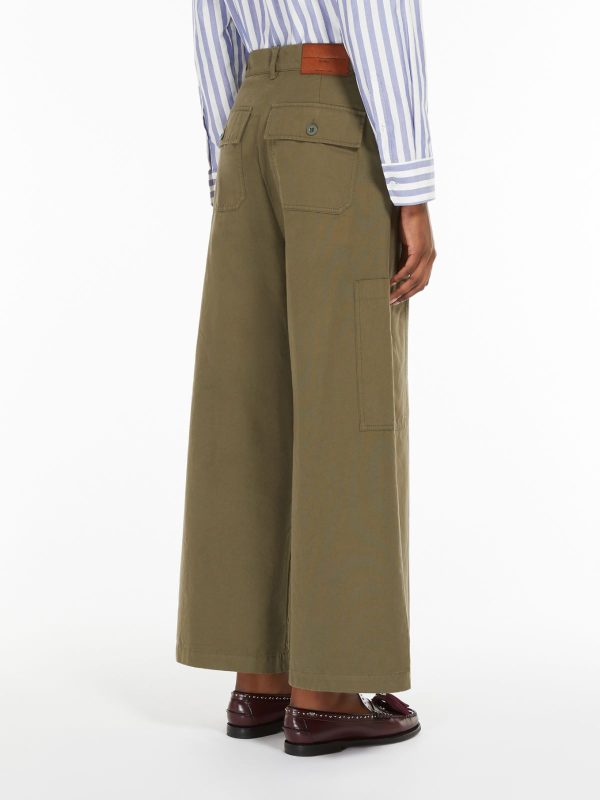 Weekend MaxMara Cotton Pants - Image 4